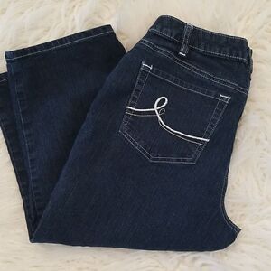 Cato size 8 denim cropped pants